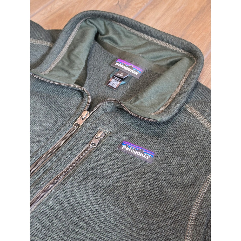 Patagonia Better Sweater Fleece Vest Mens XL Green Full Zip 25882 FA25 OLGG